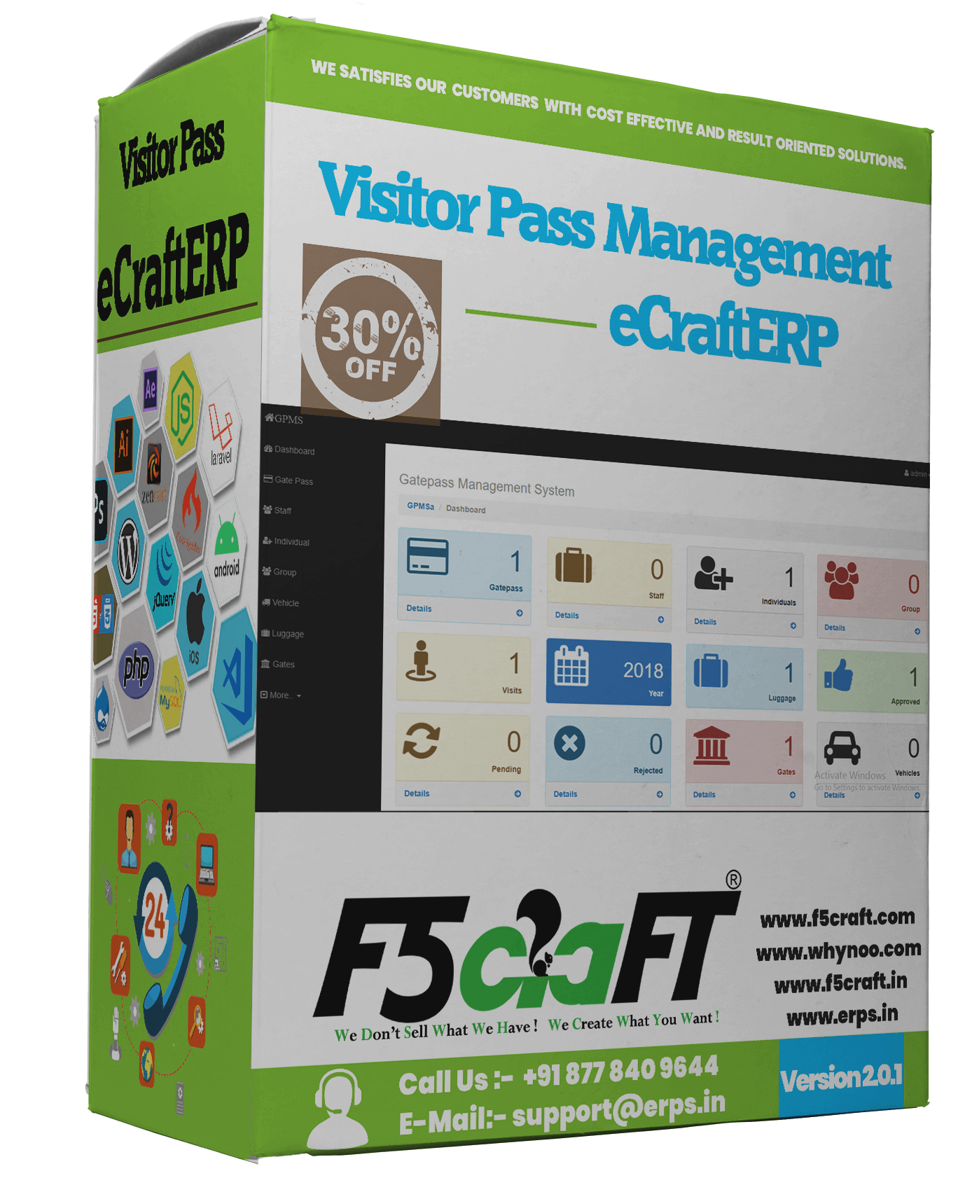 Visitor Pass Management System F5Craft