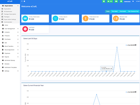 Billing Software With Barcode ( Multi Shop )