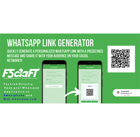 eCraft WhatsappLink Generator F5carft